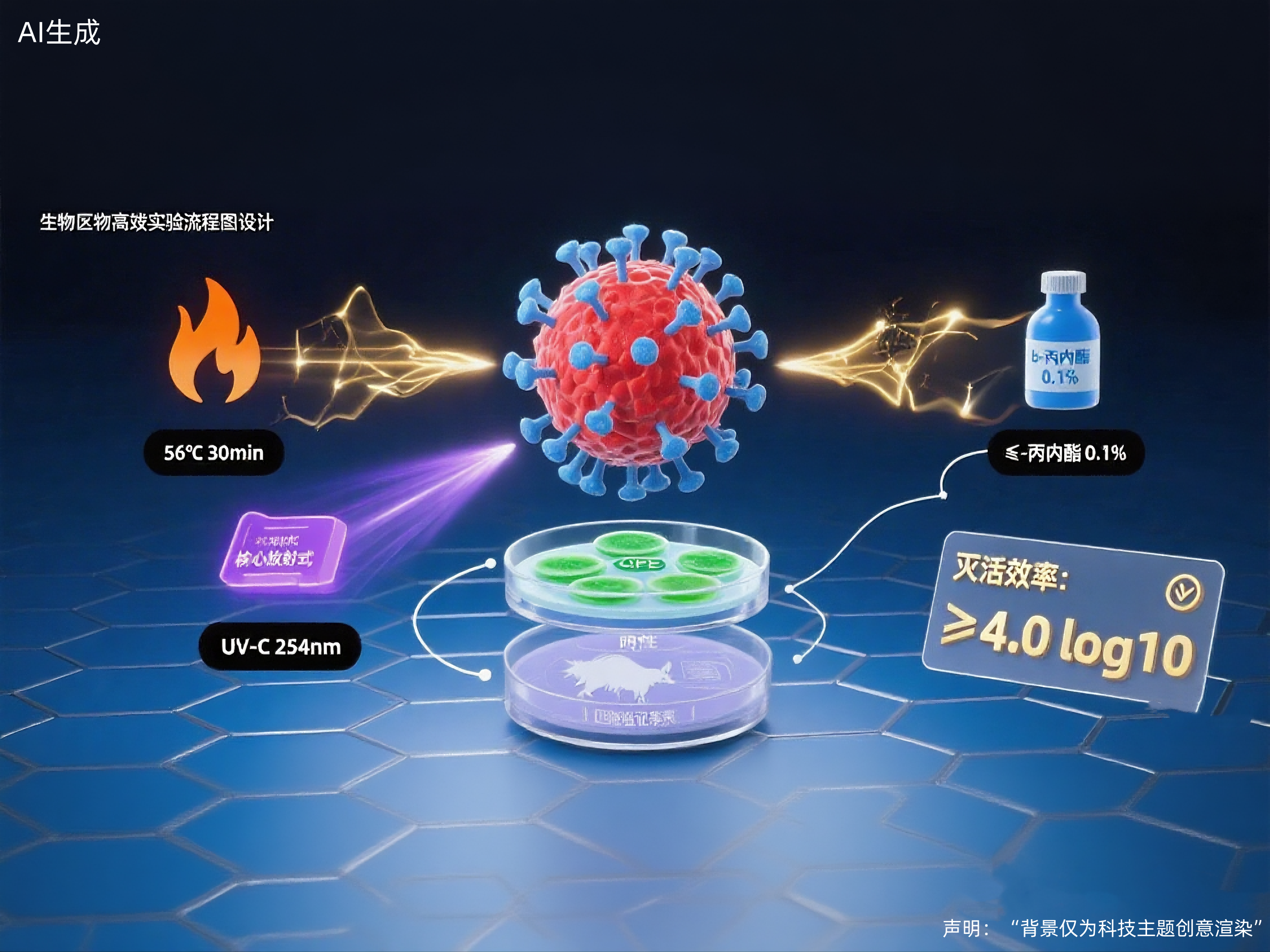 甲型流感病毒灭活试验